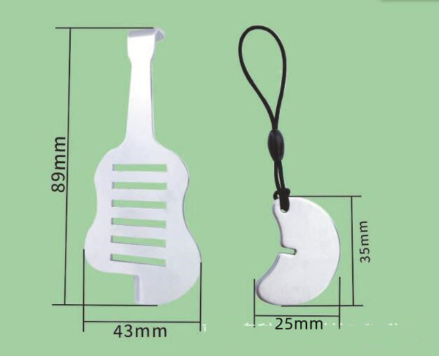 New Stainless Steel Portable Small Guitar Door Stopper Punch-free Anti-theft
