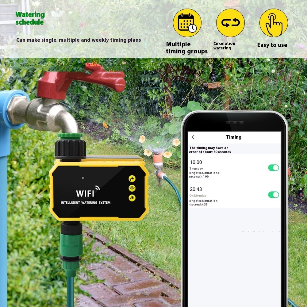 WiFi Smart Timing Irrigator Solar Controller