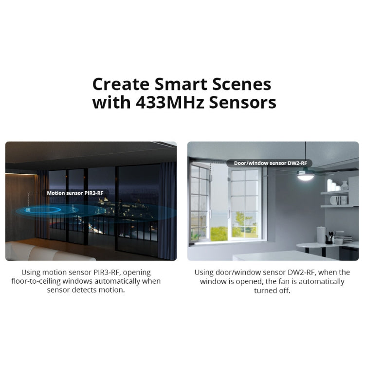 Sonoff USB eWelink gateway for connecting 433MHz RF devices to WiFi network