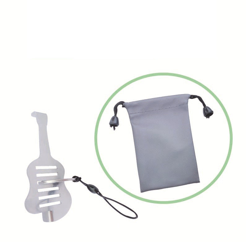 New Stainless Steel Portable Small Guitar Door Stopper Punch-free Anti-theft