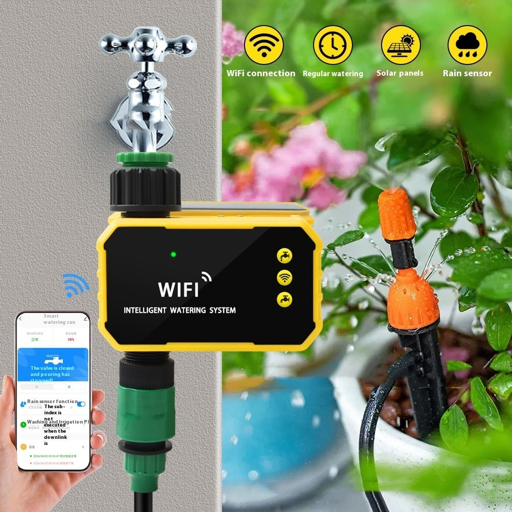WiFi Smart Timing Irrigator Solar Controller
