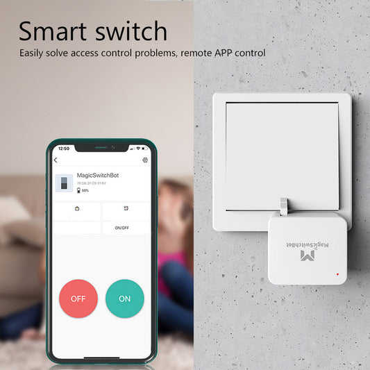 Wireless Bluetooth smart switch button for home automation and device control