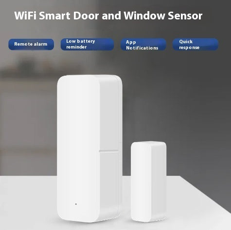 Smart Wifi Magnetic Door And Window Alarm Sensor Door Stopper