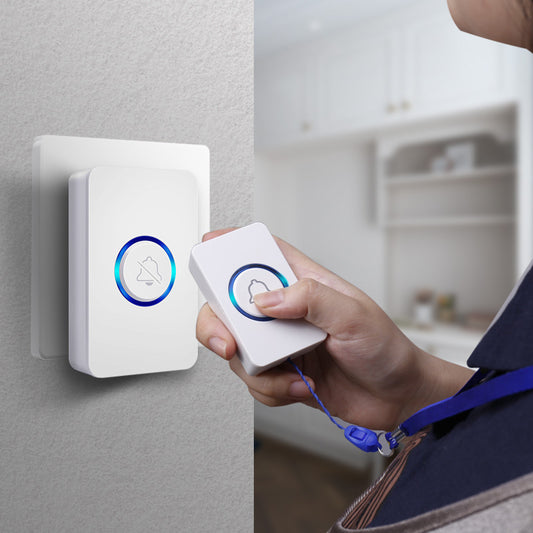Home One For With Two Electronic Remote Control Wireless Doorbell Smart Door